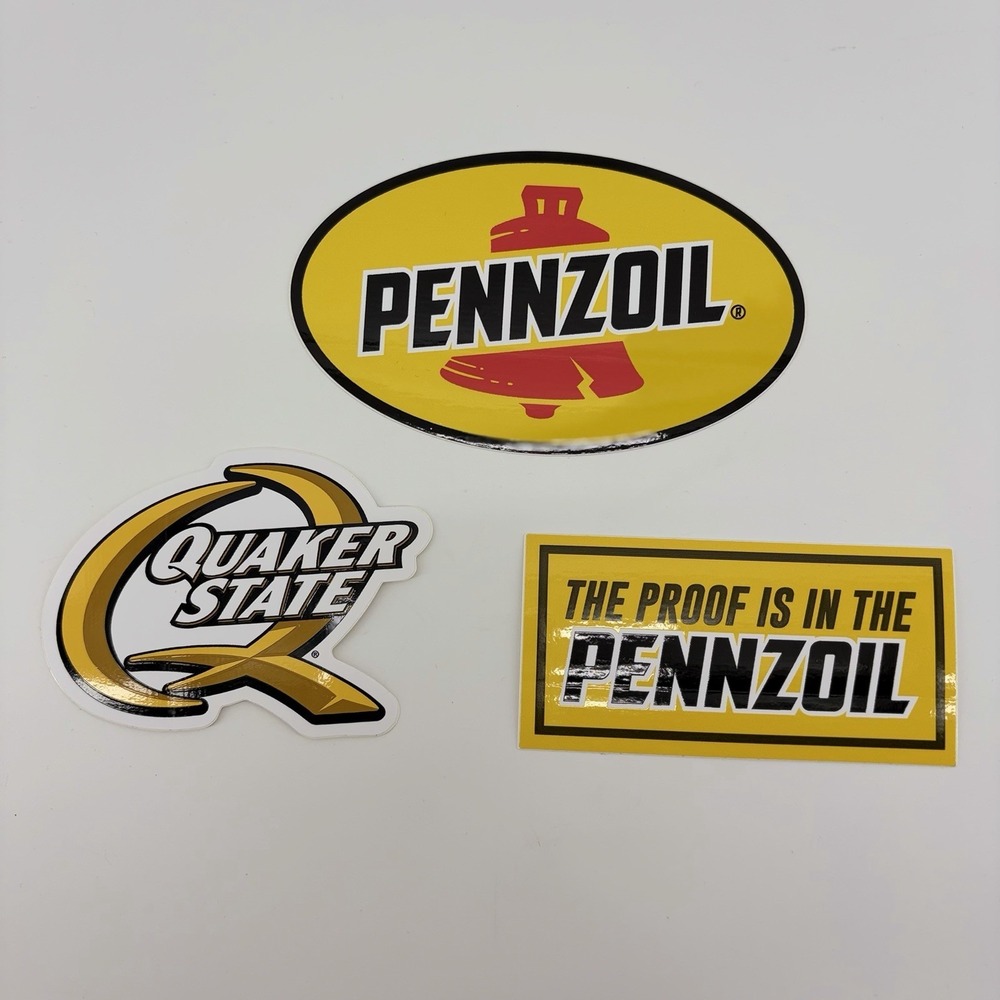 Lot Of 3‎ Oil Decal Stickers